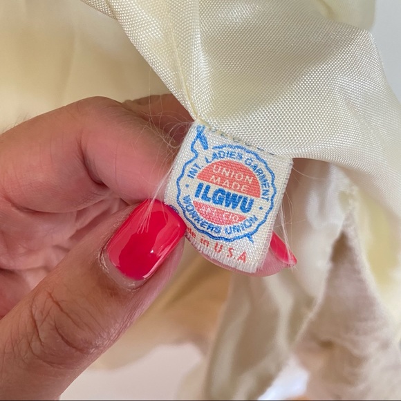 Vintage Union-made cream brocade jacket - Picture 4 of 4